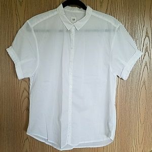 Roll cuff button down shirt